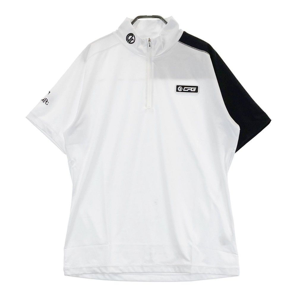 新品タグ付き CPG GOLF シーピージーゴルフ 半袖ハーフジップシャツ 3 サイズ：3 CPG GOLF シーピージーゴルフ 半袖ハーフジップT