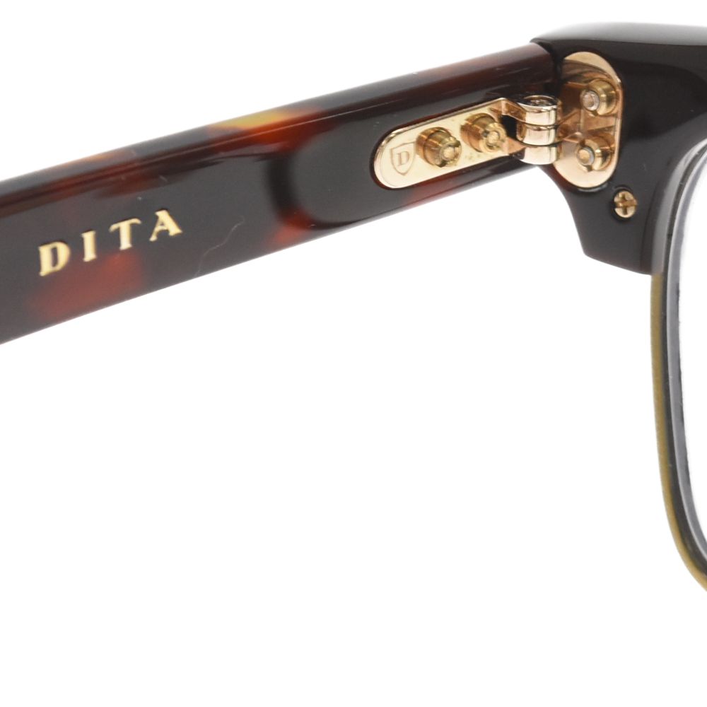 DITA (ディータ) GRAND RESERVE TWO グランドリザーブ ツー アイウェア サングラス 眼鏡 ブラウン/ゴールド  DRX-2061-E-TRT-GLD-55※度入り