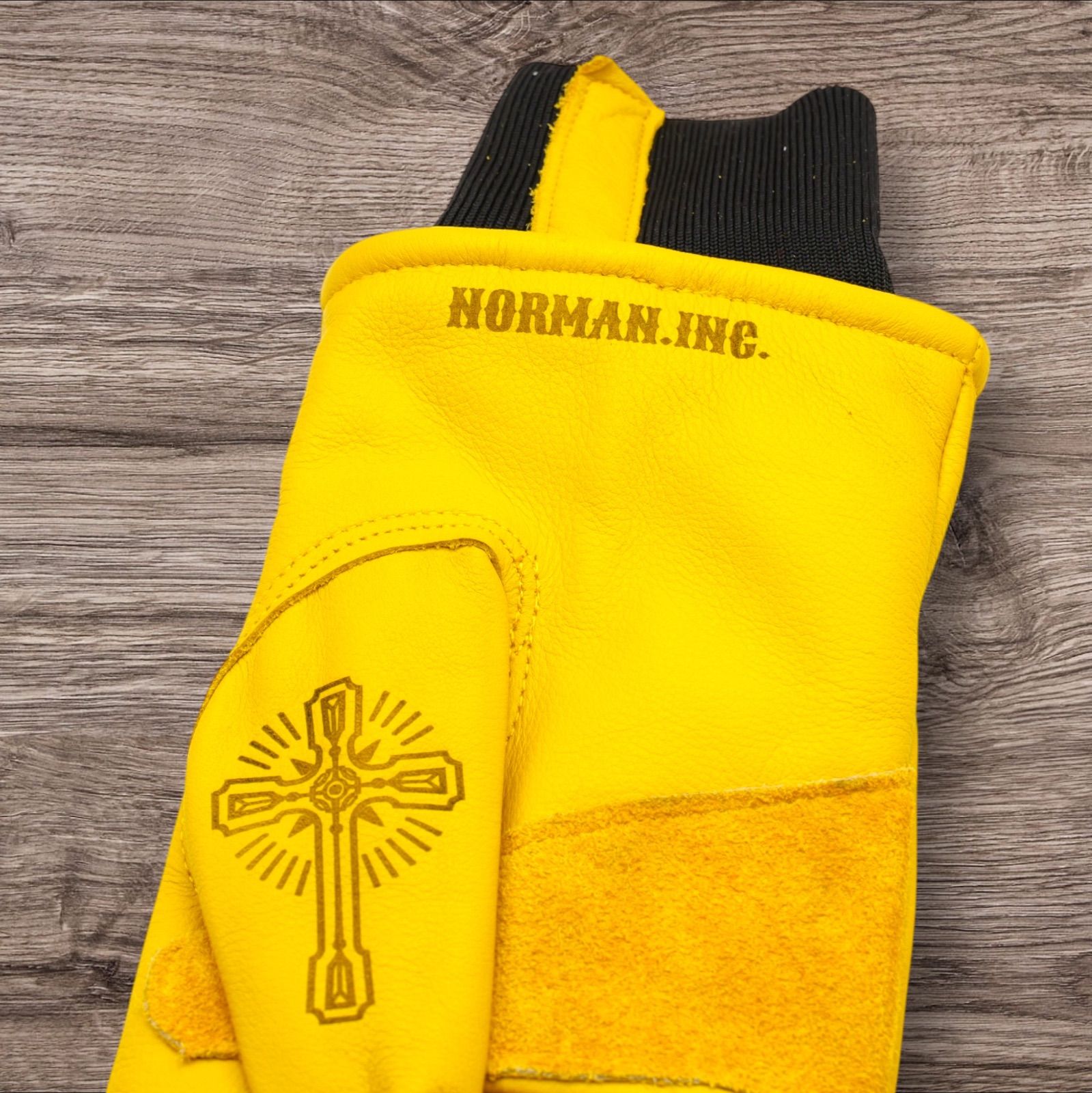 裏起毛 レザーグローブ