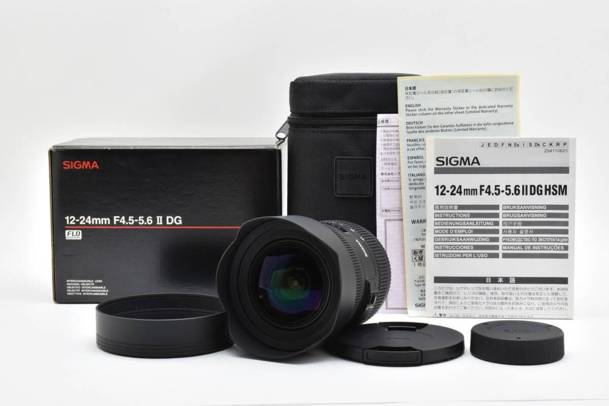 上品 シグマ SIGMA 12-24mm F4.5-5.6 II DG HSM NIKON ♯1287