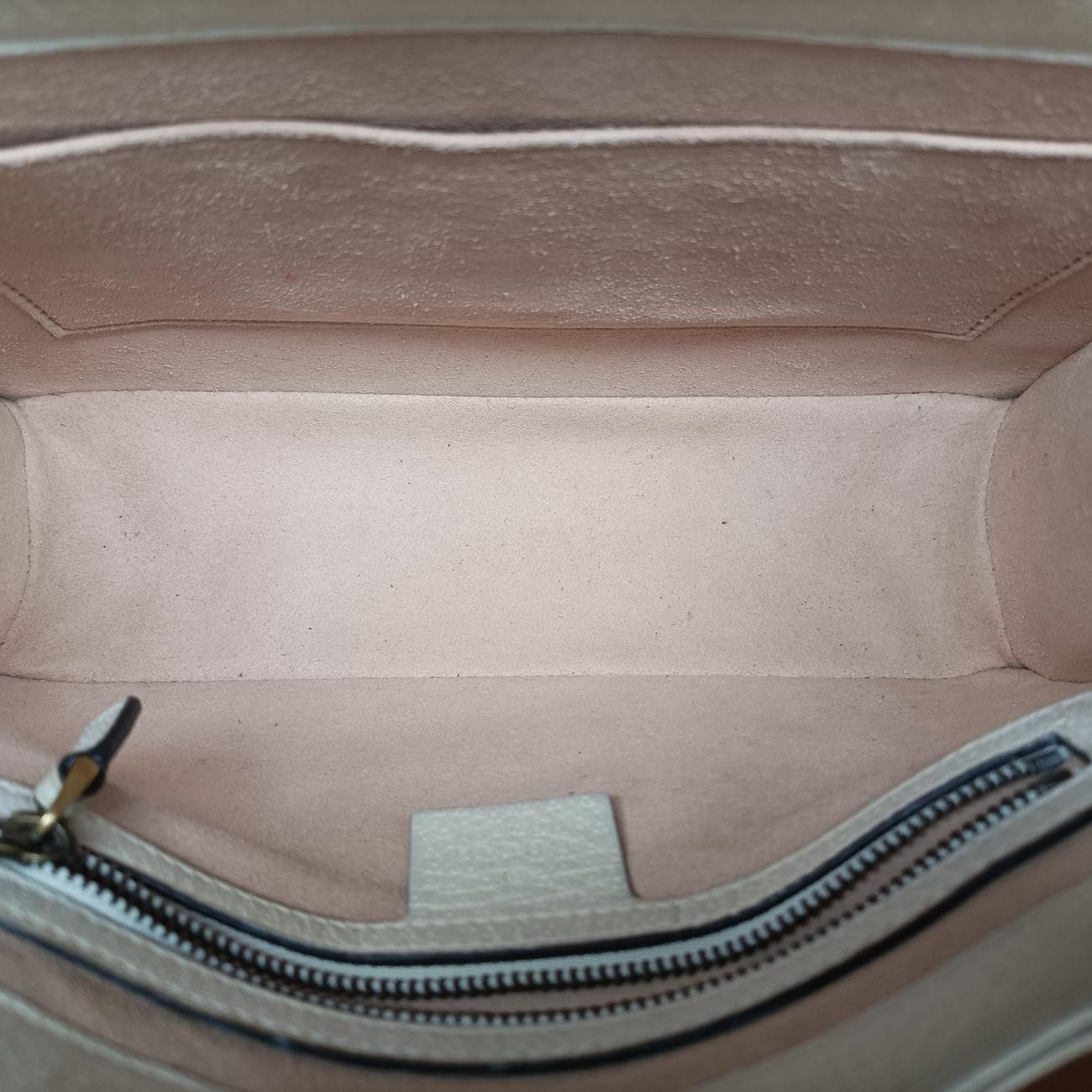 グッチGucciクイーン マーガレットホワイト×ベージュ×レッド×グリーンPVCコーティングキャンバス×レザー476541C026827724