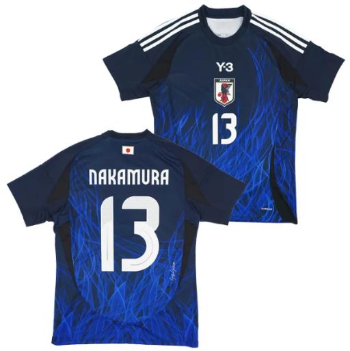 24-25 Y-3 サッカー日本代表ユニフォーム ホーム #13 NAKAMURA（中村敬