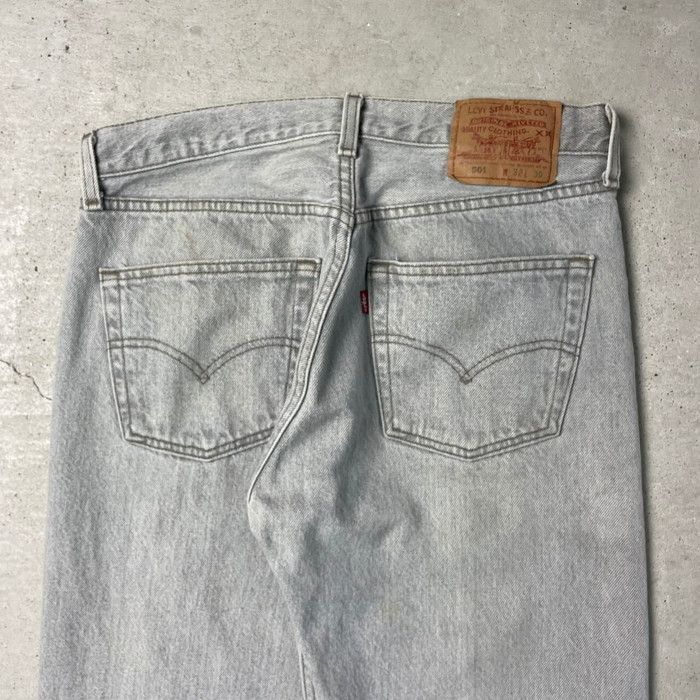 90s Levis 501 デニムパンツ グレー ユーロ 32×34表記 80s USA製 Levi'sリーバイス 501 グレー デニムパンツ w32 L34