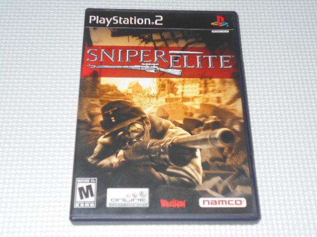 PS2☆SNIPER ELITE 海外版 北米版☆箱付・説明書付・ソフト付☆動作 