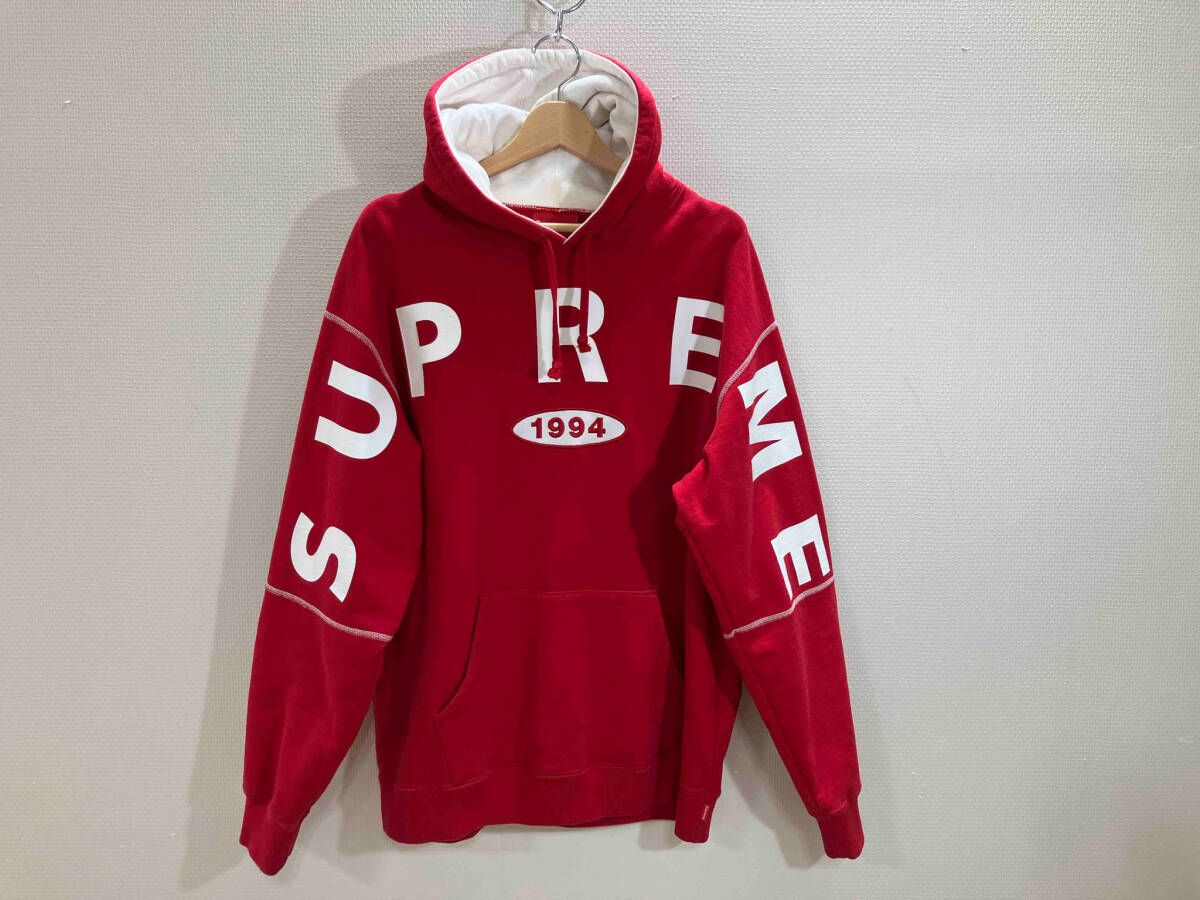 Supreme シュプリーム プルオーバーパーカー スウェットパーカー 被りパーカー 19AW レッド L