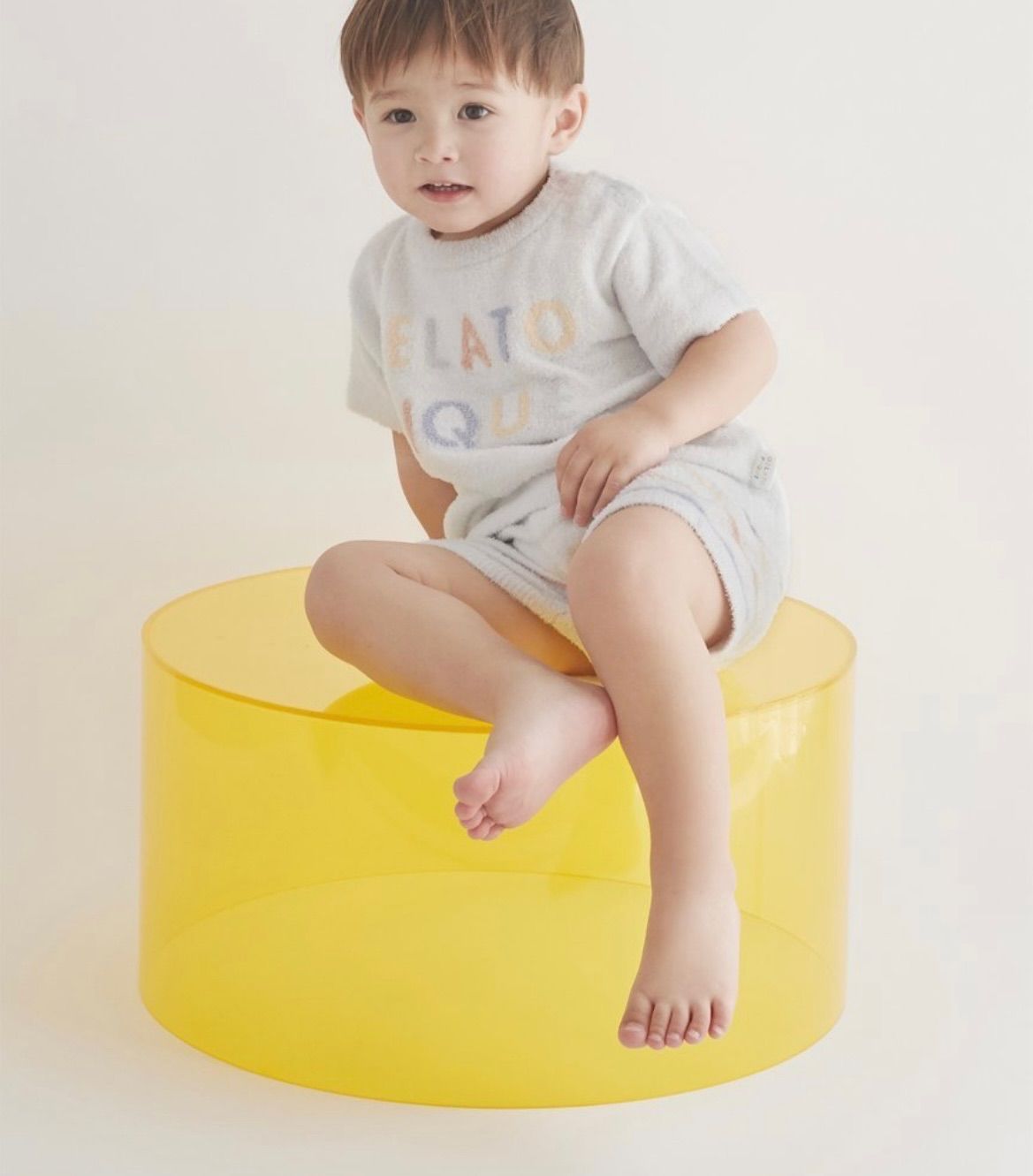 BABY 80~90サイズ もこもこセットアップ ブルー