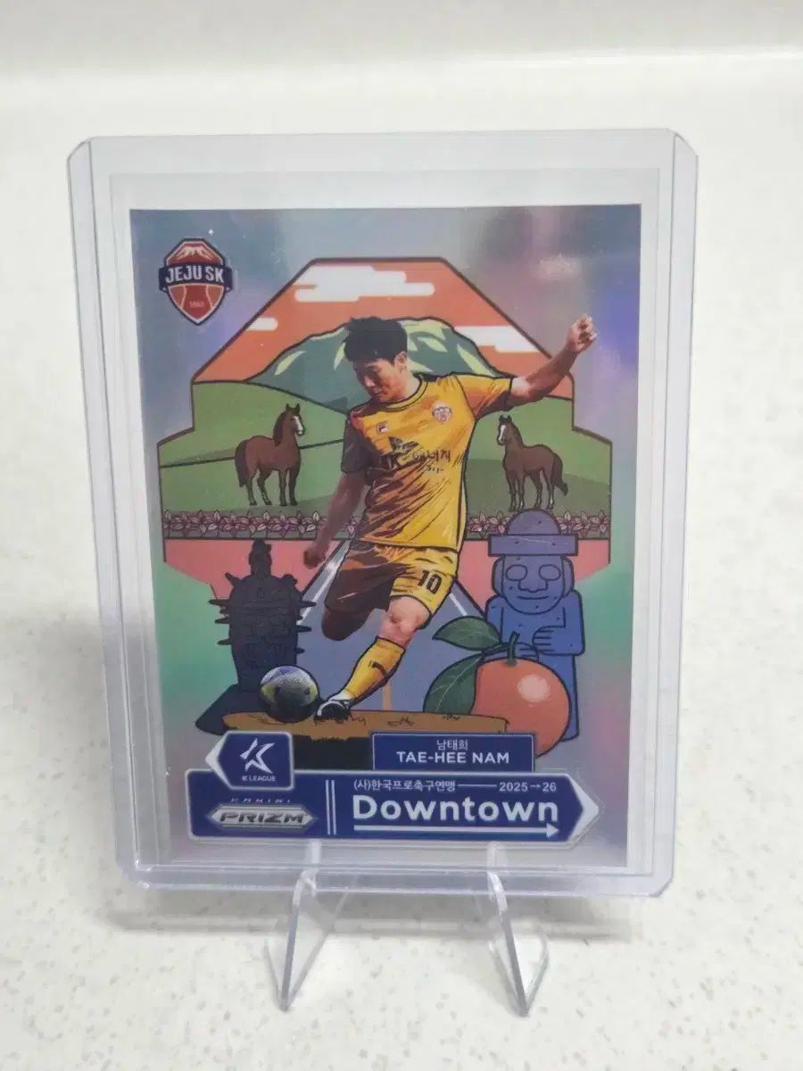 K リーグ Panini パニーニ プリズム チェジュ ナム テヒ ダウンタウン カード