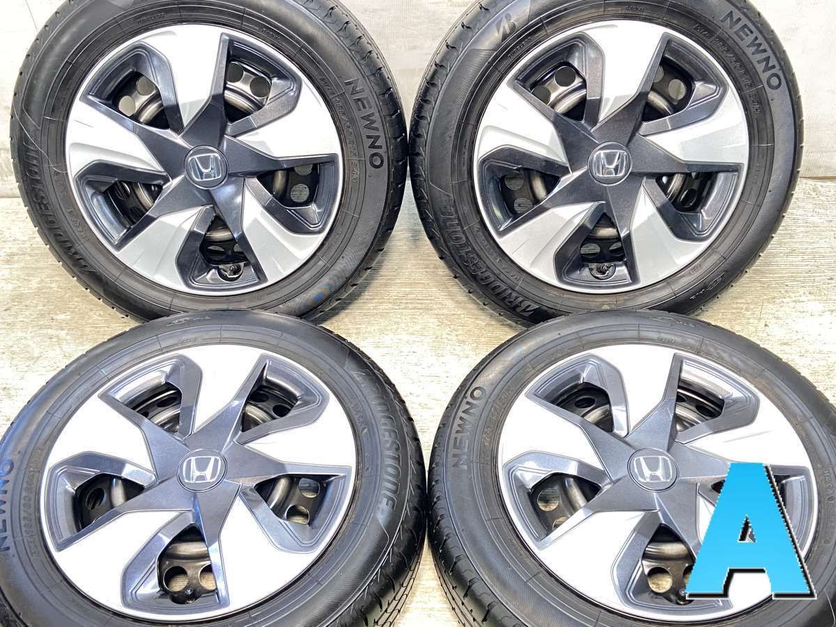 185|60R15 ブリヂストン NEWNO ホンダ純正 T5B 15x6.0 100-4穴 タイヤ サマータイヤ ホイールセット 4本セット s15250421015