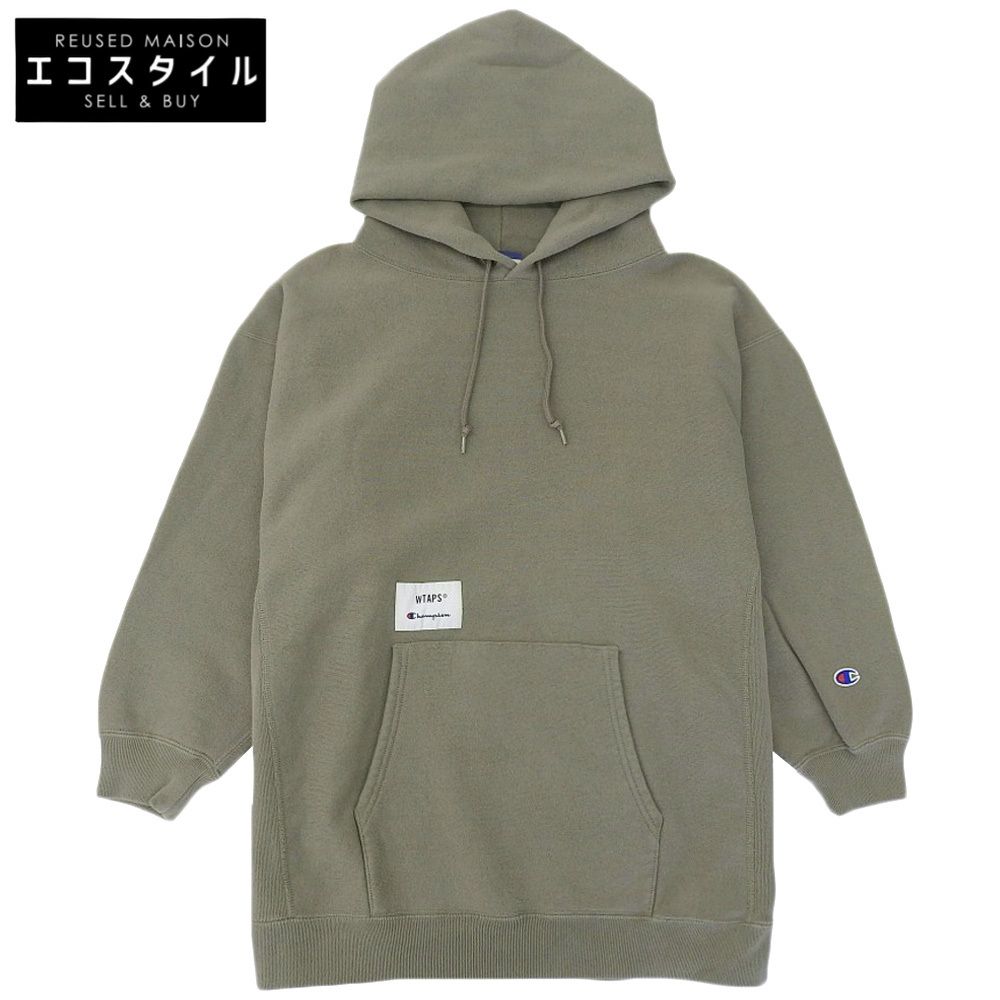 Champion チャンピオン 美品 ACADEMY HOODED トップス メンズ カーキ M C8-U126 M