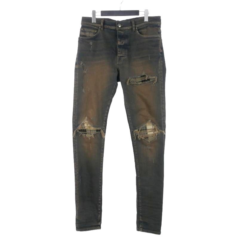 こ*じ様 AMIRI ブラック ダメージデニムパンツ こ*じ様 AMIRI ブラック ダメージデニムパンツ（楽天市場】amiri