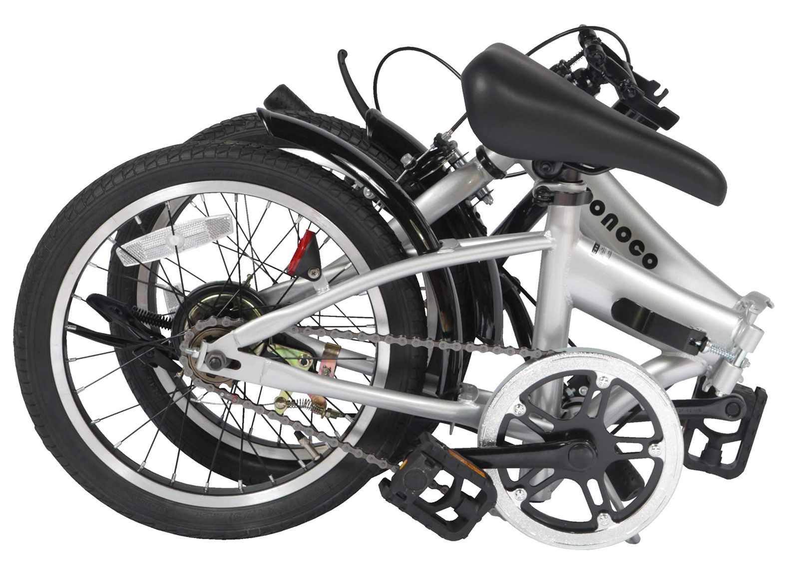 16型折り畳みコンパクト自転車 シルバー　noco noco 16型折り畳みコンパクト自転車 シルバー noco noco 【公式通販】