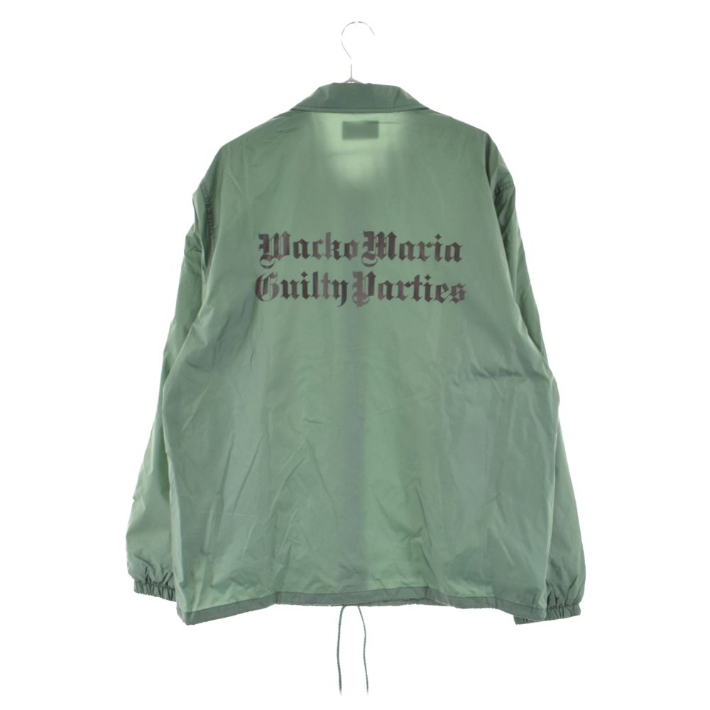 ワコマリア コーチジャケット グリーン M 23FWE-WMO-BL01 WACKO MARIA (ワコマリア) 23AW COACH JACKET 23FWE-WMO-BL01