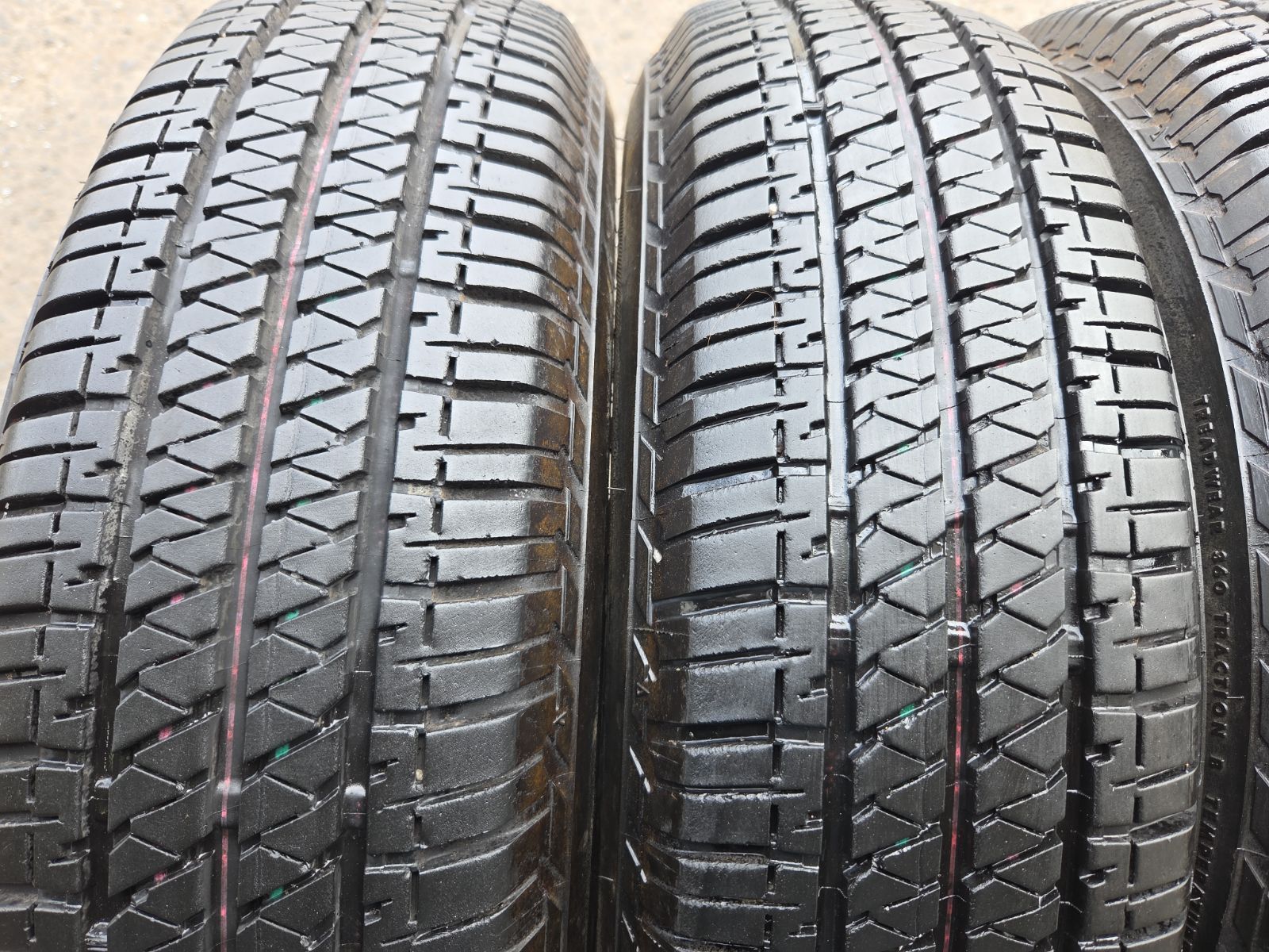 !! 195 80R15 4本 ブリヂストン DUELER H T 19年製 パンクチェック済み ジムニーシエラ