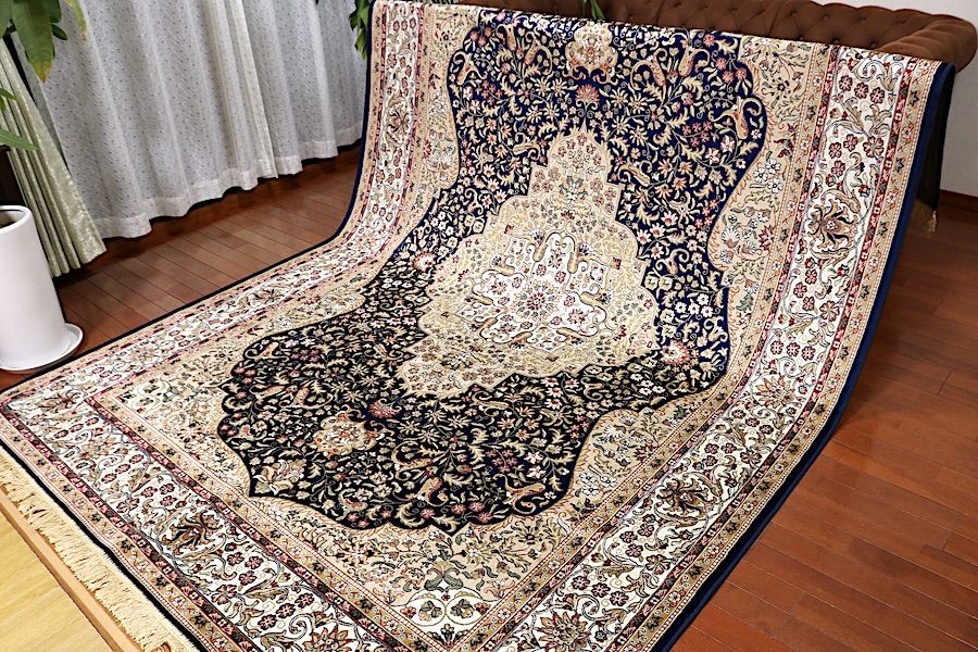 ペルシャ柄絨毯 200×290  ラグ カーペット  訳あり 楽天市場】ラグ カーペット 200×200 絨毯 じゅうたん 約 2畳 用