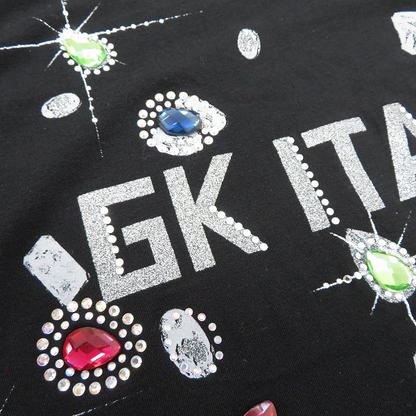 a GKITALIYA 伊太利屋 イタリヤ カットソー 11 黒 シルバー