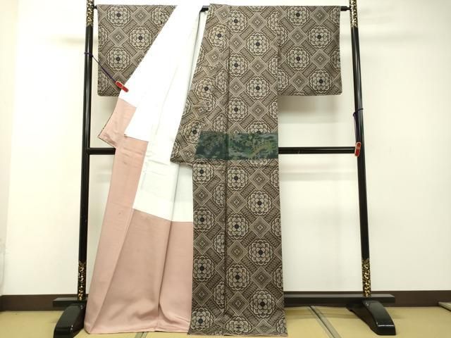 うのにもお得な情報満載！ 平和屋着物○希少 本場大島紬 未 逸品 正絹  