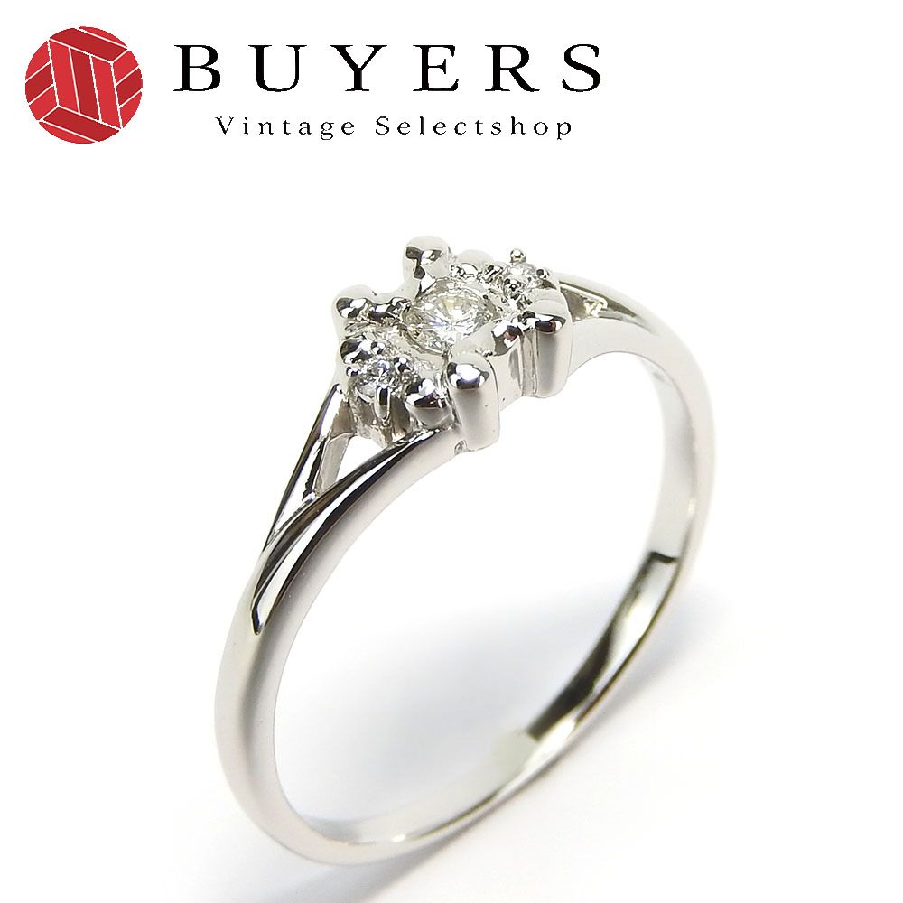 中古】 クリスチャンディオール リング・指輪 Pt900 ダイヤモンド 約