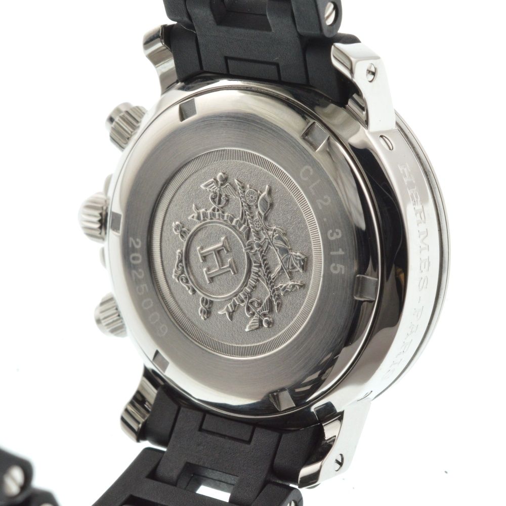 値下 エルメス HERMES CL2.315 クリッパー ダイバー クロノグラフ