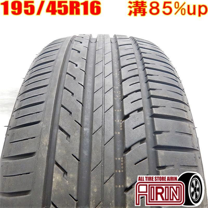 中古 195/45R16 ZEETEX ZT1000 1本 ノーマルタイヤ サマータイヤ ジーテックス ZT1000 S660 デミオ ヴィータ 軽自動車   などに 中古タイヤ 16インチ