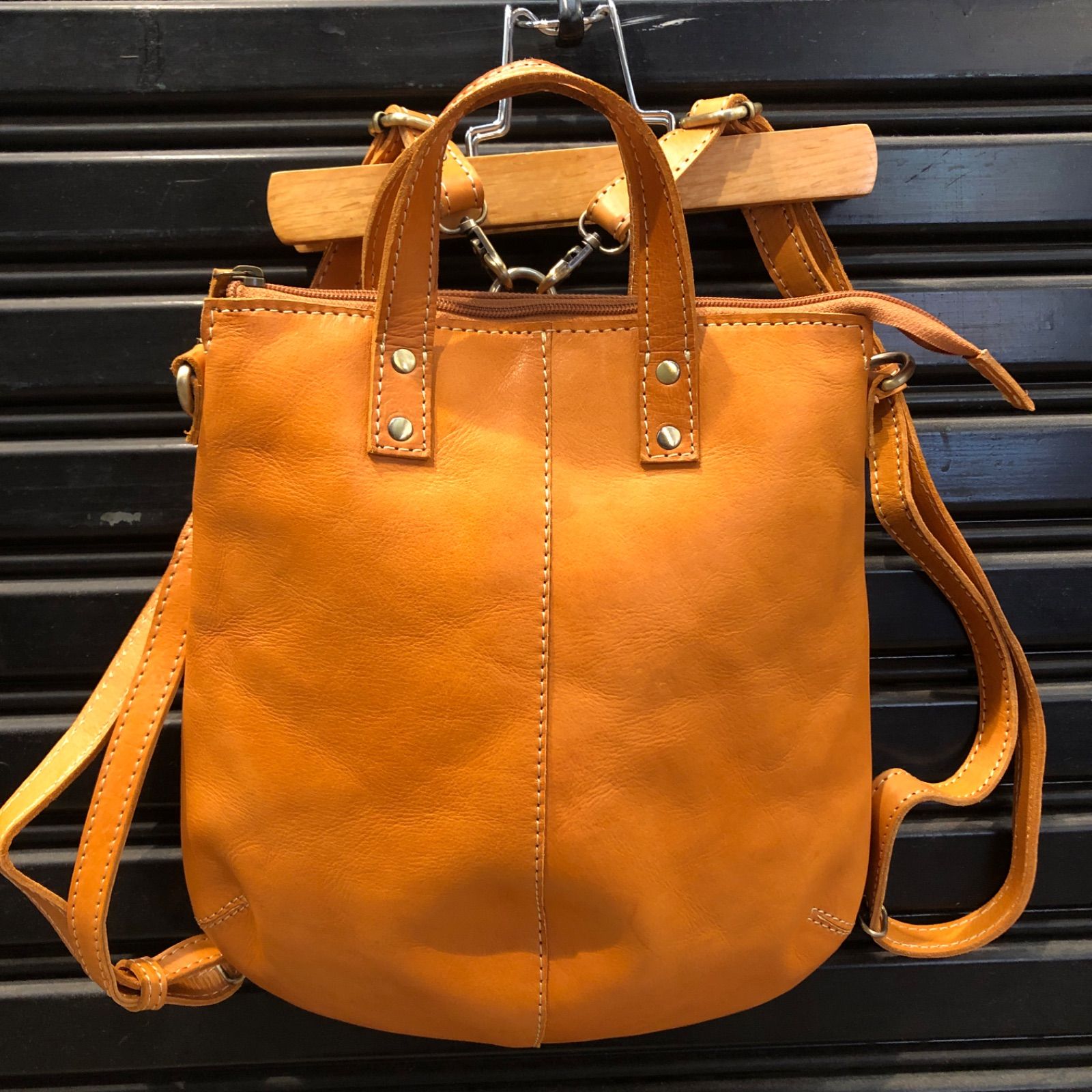 PEAKSPEAK『新品』【牛革】(本革)[レザー]3WAYバッグSサイズ PEAKSPEAK『新品』【牛革】(本革)[レザー]3WAYバッグSサイズ