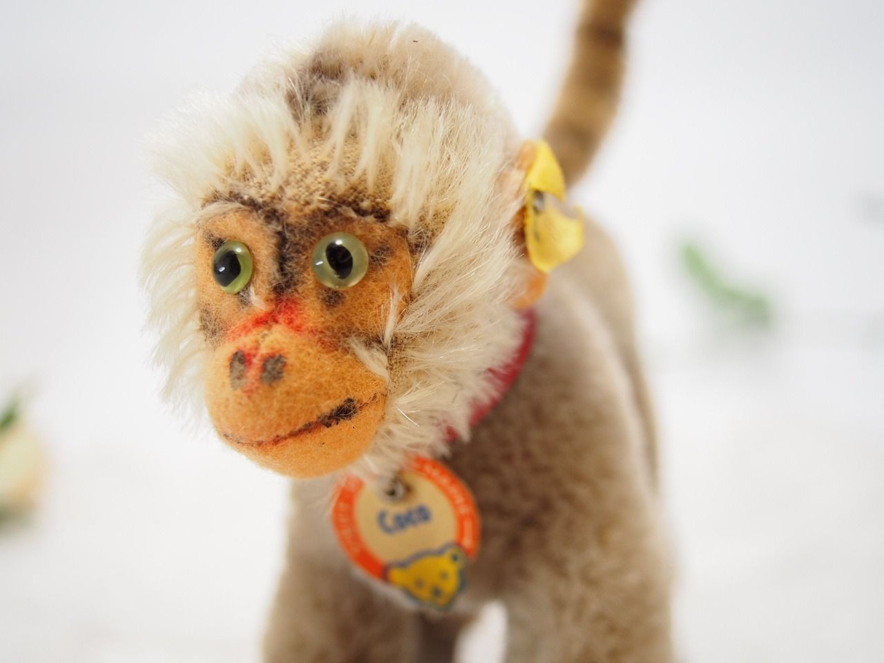 ヴィンテージ シュタイフ ヒヒ Baboon Coco 送料無料☆シュタイフ☆Baboon Coco 14cm オールID's完品☆ヒヒ