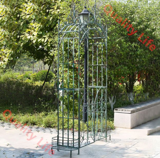 セレモニー装飾屋外芝生裏庭クライミングプラント用の頑丈なアーバーアーチ Size