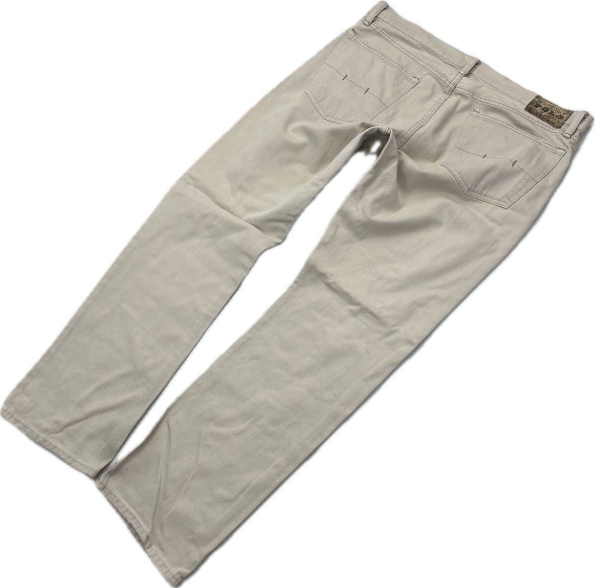POLO RALPH LAUREN  メキシコ製 ライトベージュ コットン パンツ W36 春夏 アメカジ ストリート 古着 人気 ポロ ラルフローレンJS1065
