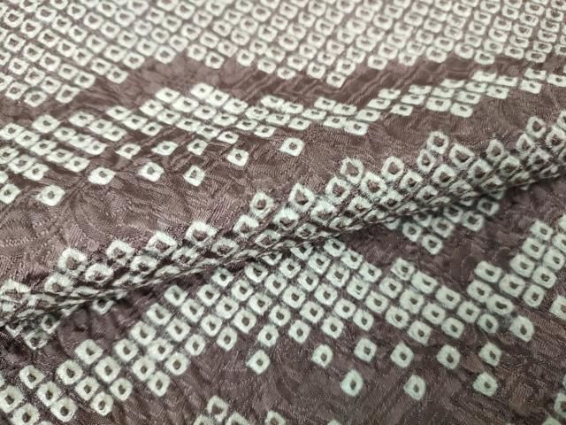 平和屋着物□極上 名門 藤娘きぬたや・総絞り 訪問着 霞文 逸品 未使用