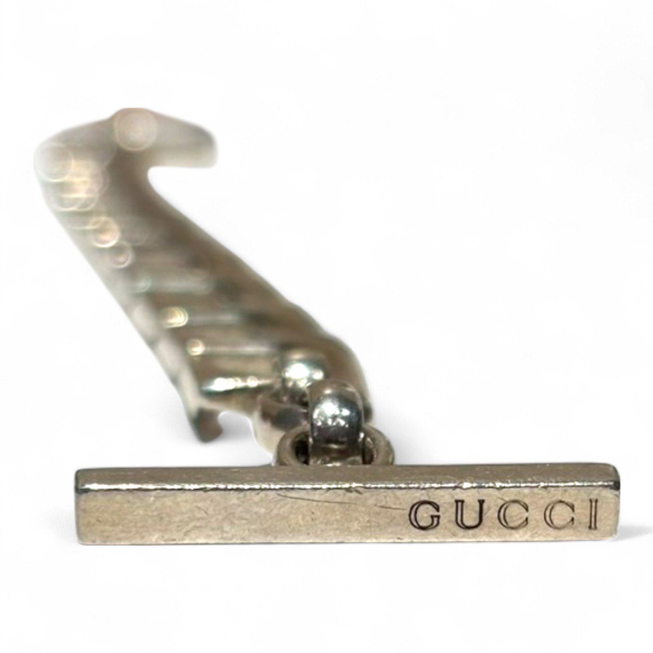 GUCCI (グッチ)スクエアチェーンマンテルブレスレット SV925 シルバー GUCCI (グッチ) OLD/VINTAGE スクエアチェーン マンテル