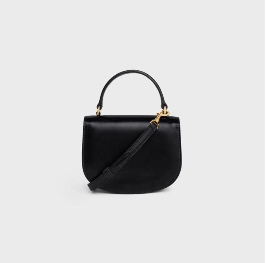 新品 CELINE セリーヌ ミニ ブザス クレア トリオンフ ブラック