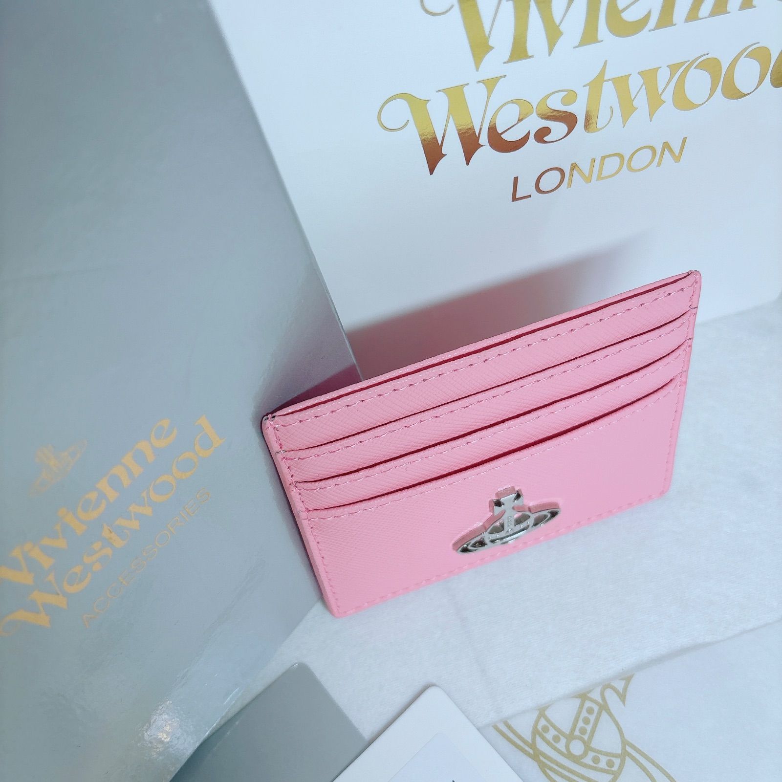 処分 お値下可 Vivienne Westwood ピンク 定期入れ ドクロ VIVIENNE WESTWOOD 長財布 ピンク ユニセックス 5104007DU G410