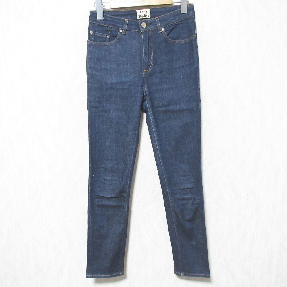 ACNE STUDIOS　スキニーデニム　L相当　濃紺　レディースジーンズ　古着 Acne Studios - アクネ Acne デニム ジーンズ スキニー ZARAの