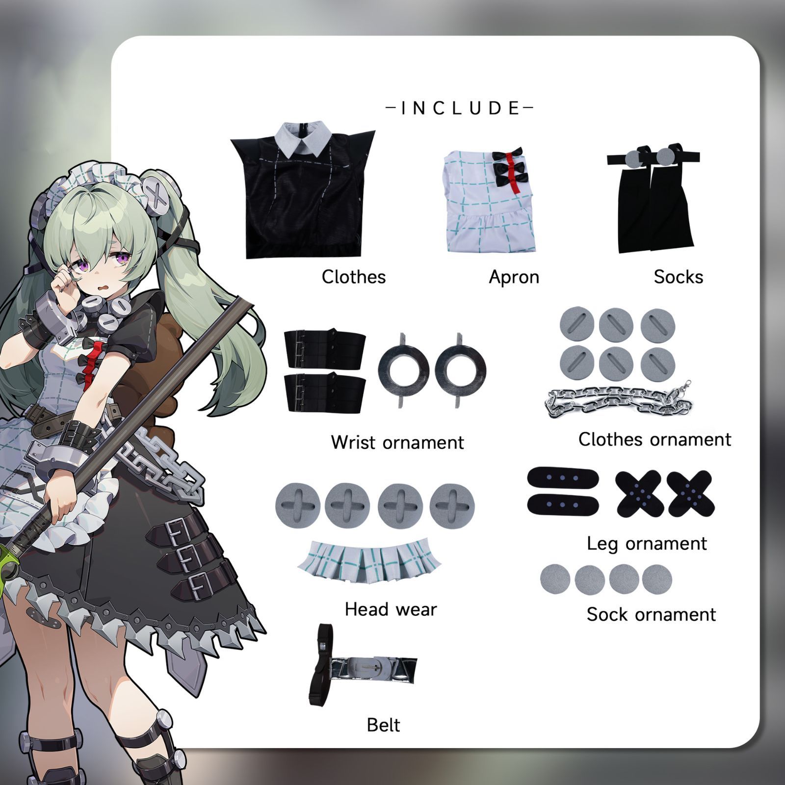 即納フルセット】 ゼンレスゾーンゼロ カリン・ウィクス コスプレ