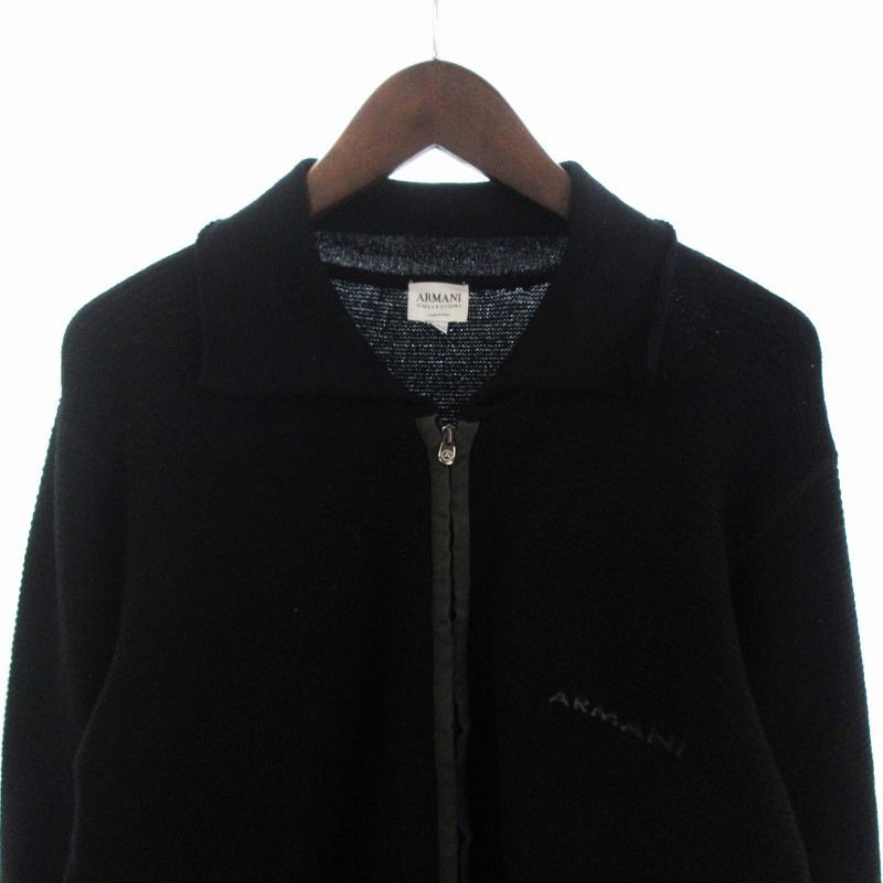 イタリア製 vintage E.ARMANI ウールブルゾン ブラック 52 vintage Italia Armani wool blouson 52 - メルカリ