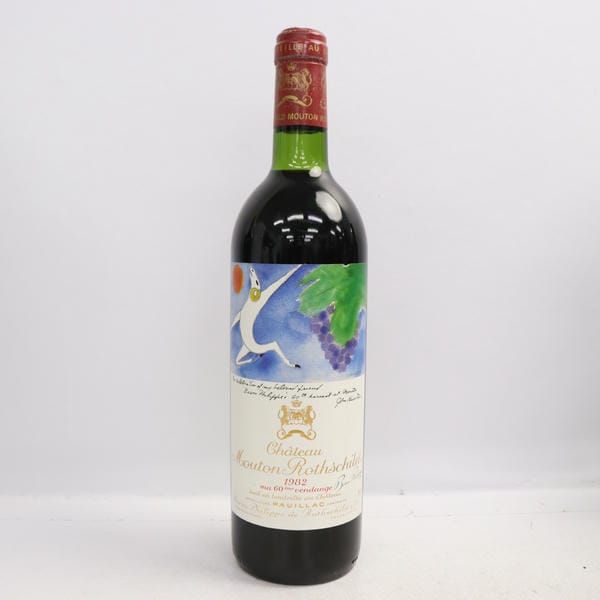 未開栓 シャトームートンロートシルト1982 750ml 未開栓 シャトームートンロートシルト1982 750ml 1982 シャトー