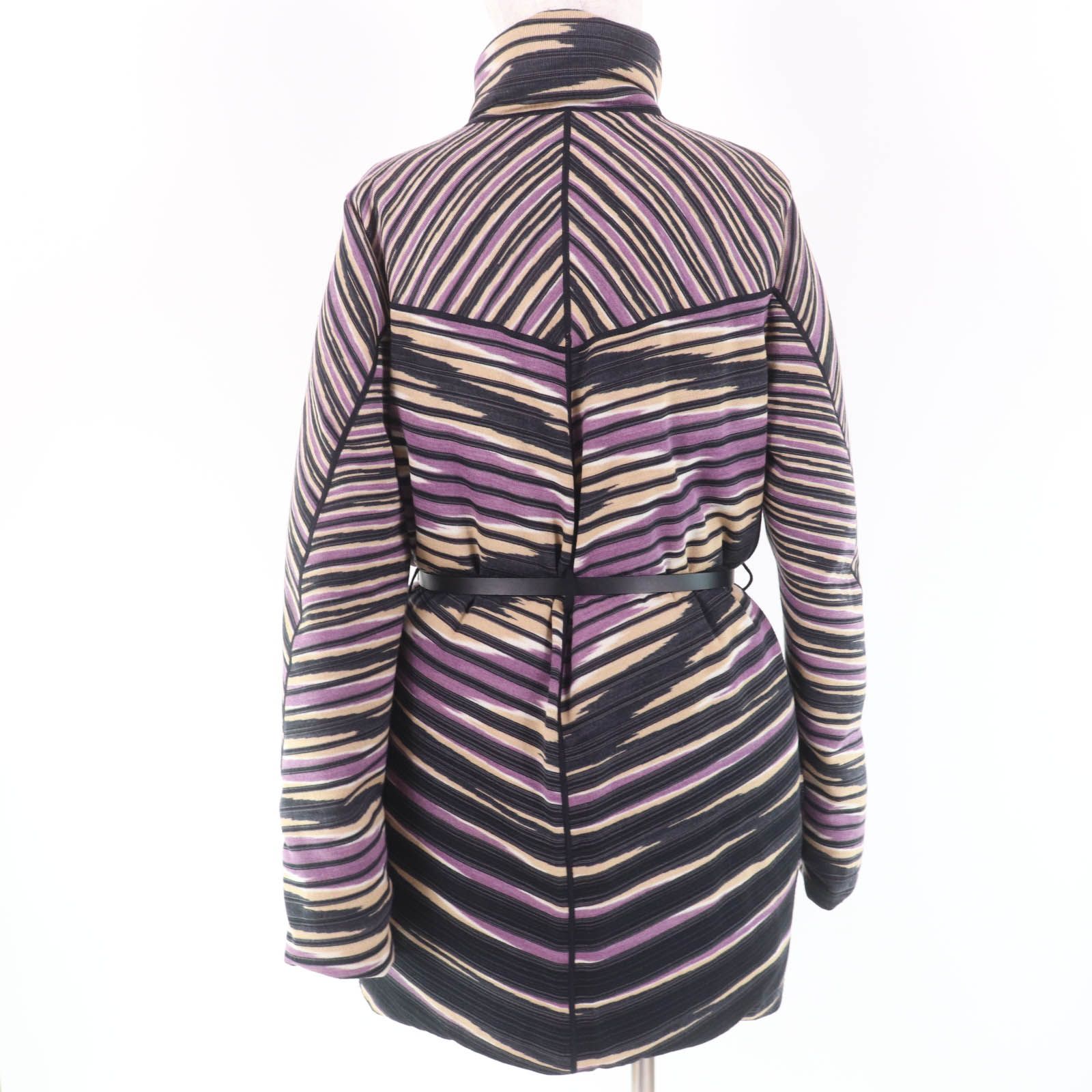 anc ミッソーニ MISSONI コート 44 マルチ イタリア製 総柄