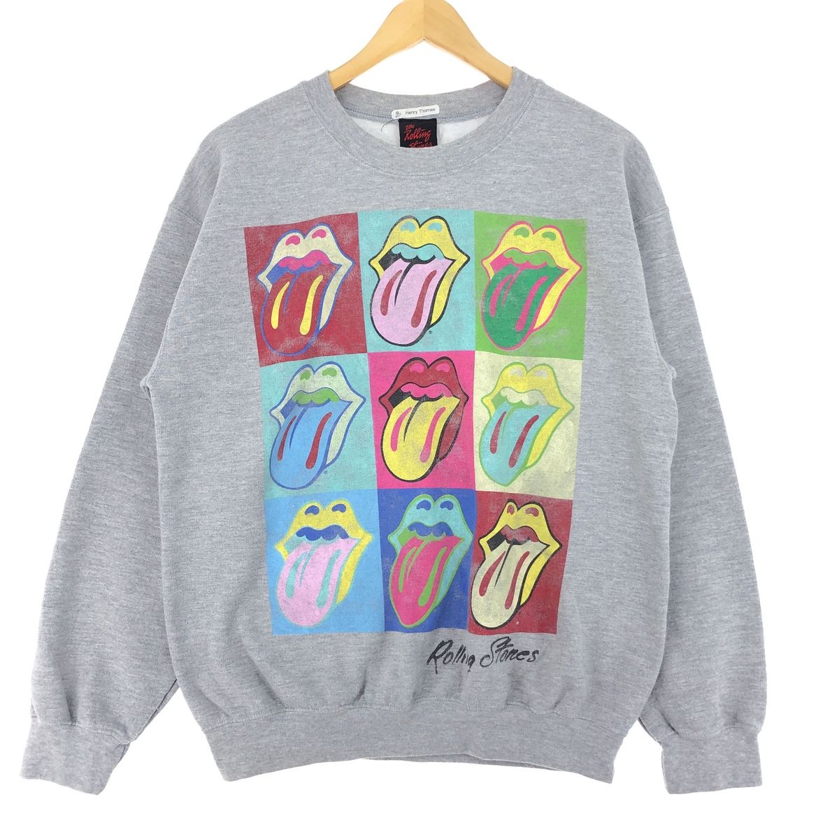 古着 THE ROLLING STONES ローリングストーンズ プリントスウェットシャツ トレーナー メンズM/eaa435860