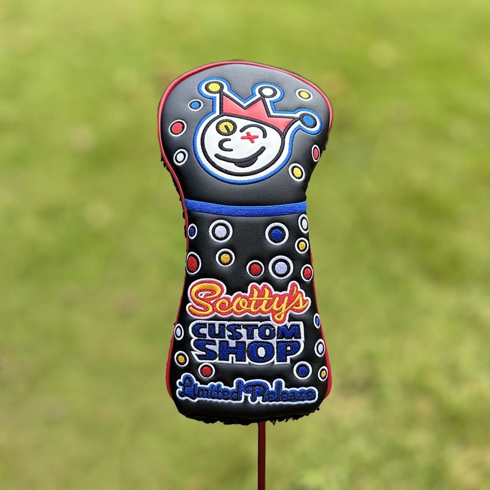 スコッティキャメロン★ウッド用カバー1W・3W・5W ウッド用カバー &パター用 4点セット★黒× 白DOG スコッティキャメロン★ウッド用カバー1W・3W・UTx2 \u0026パター用 5点セット★poker