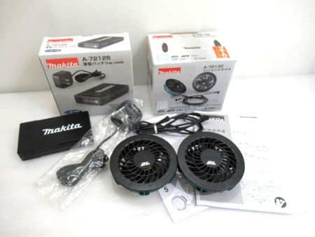 ⭐︎新品⭐︎マキタ充電式薄型バッテリーとファンユニットセット マキタ FV214DZN +バッテリー+ファンユニット 3点セット 充電式