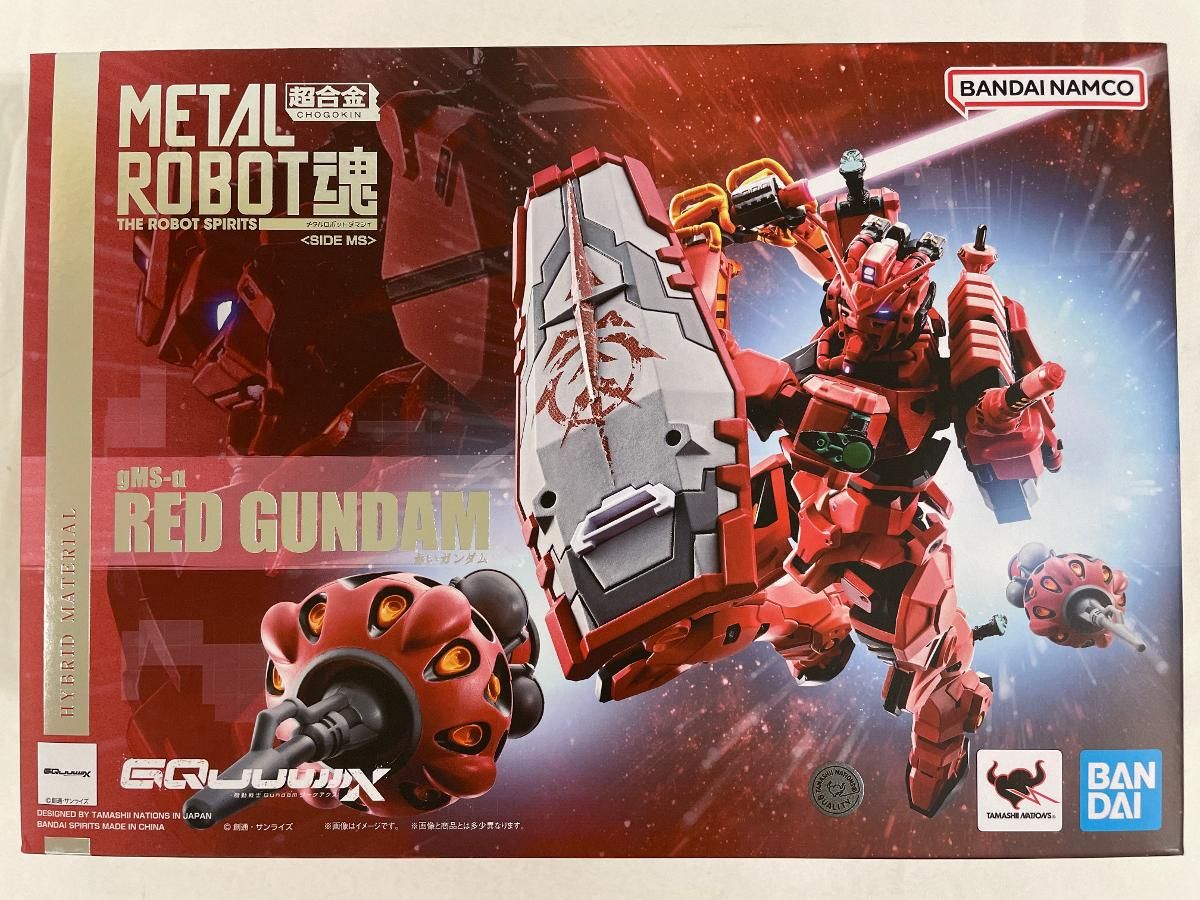 L ROBOT魂 赤いガンダム 新品未開封 ジークアクス METAL ROBOT魂〈SIDE MS〉赤いガンダム 『機動戦士Gundam