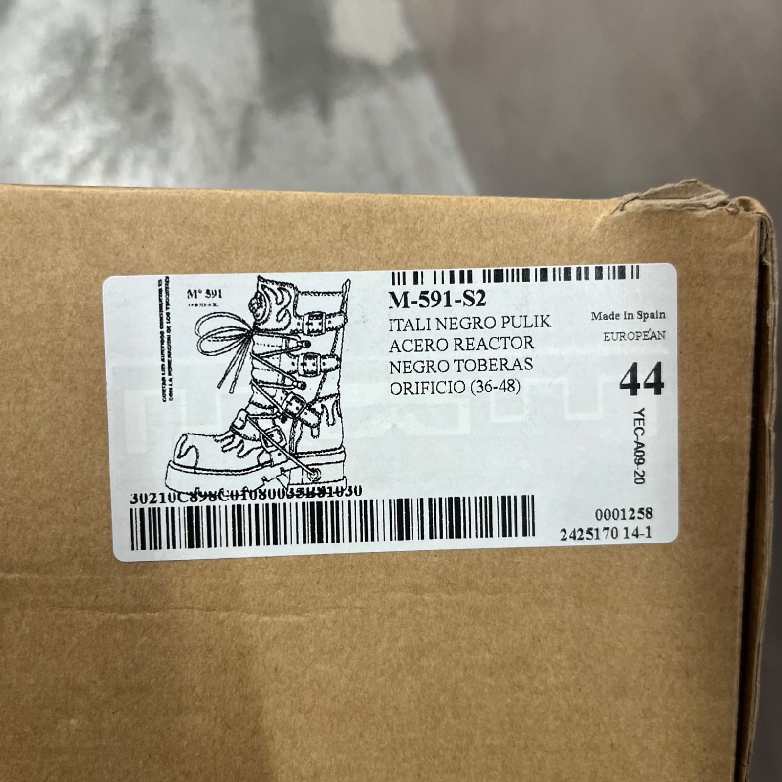 NEW ROCK BOOT METALLIC メタリックブーツ パンク ゴシック 革靴
