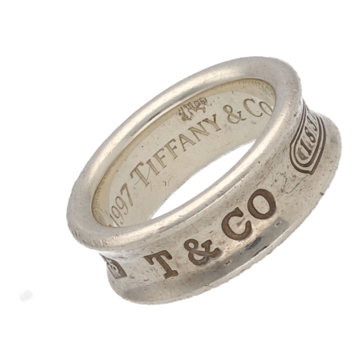 Tiffany ＆ Co. ティファニー 指輪 1837 ナローリング 7.5号 シルバー 小物 アクセサリー 25015057 UY