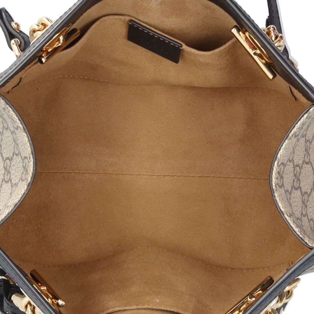 グッチ パドロックミディアムトートバッグ GGスプリーム ショルダー