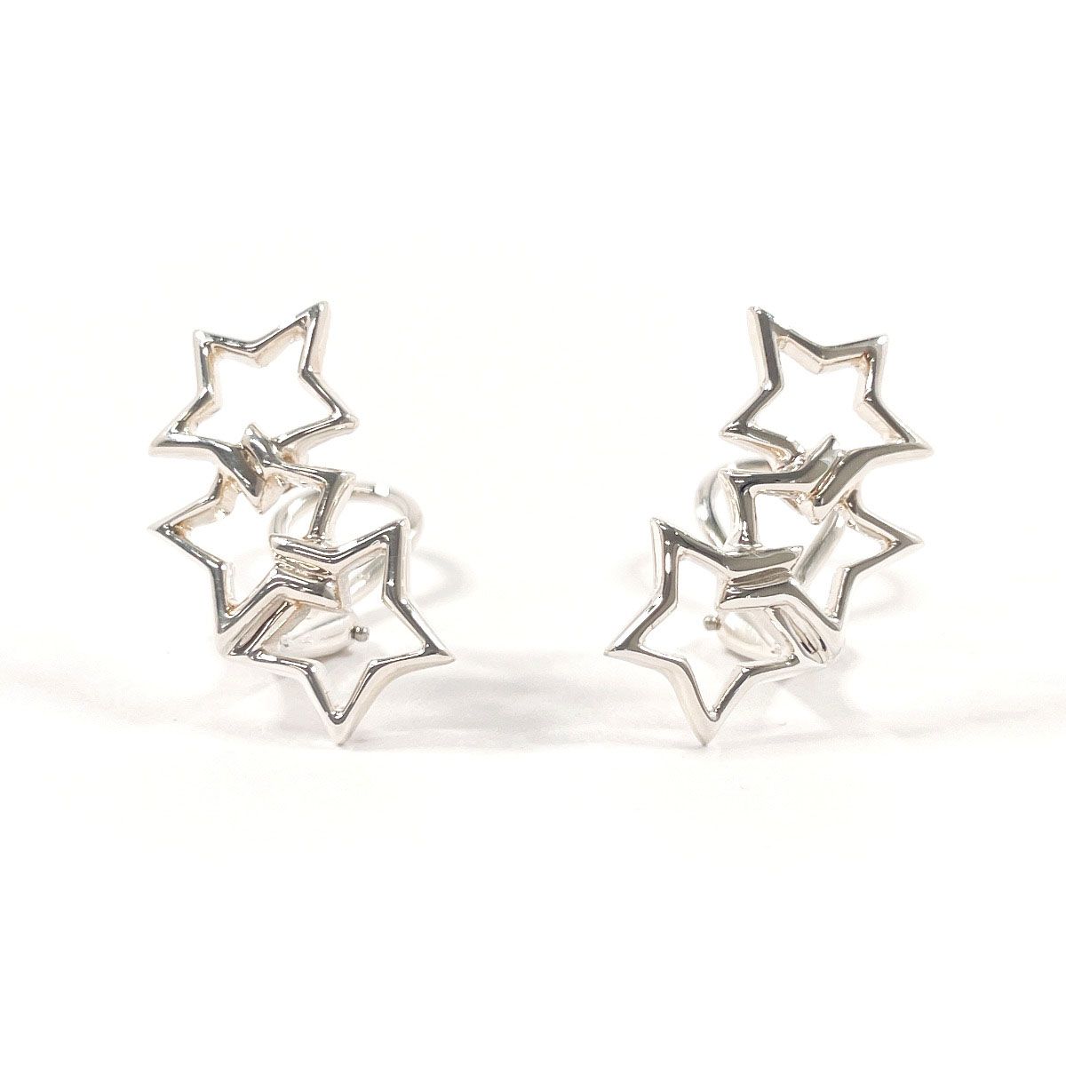 ティファニー イヤリング トリプルスター シルバー