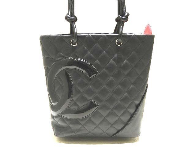 CHANEL シャネル カンボンライン ミディアム トートバッグ A25167  