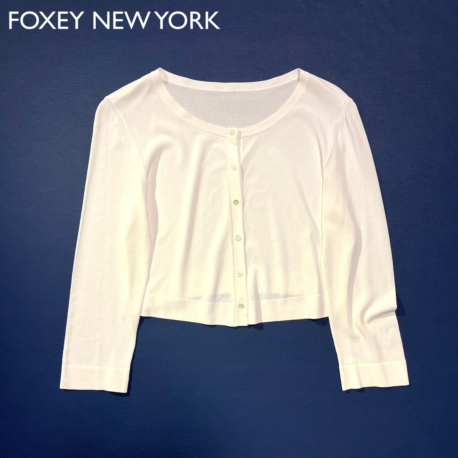 最終価格 FOXEY NEW YORK アッパースタンダード 38 黒