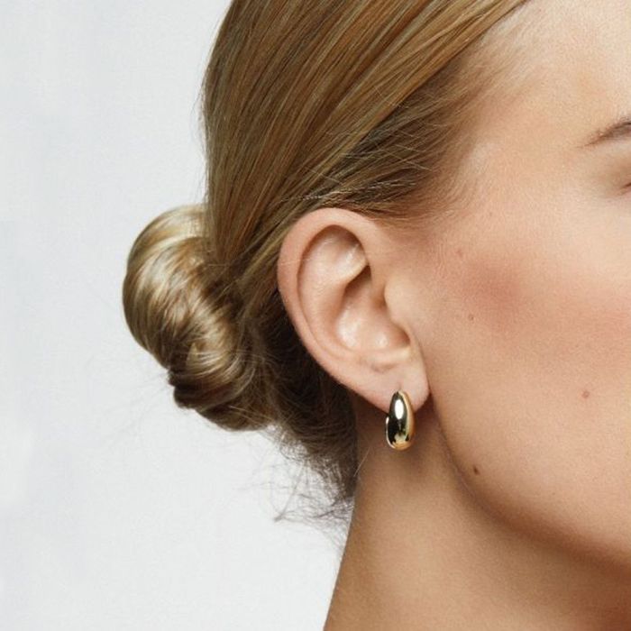 片耳のみ】トムウッドフープピアスシルバー