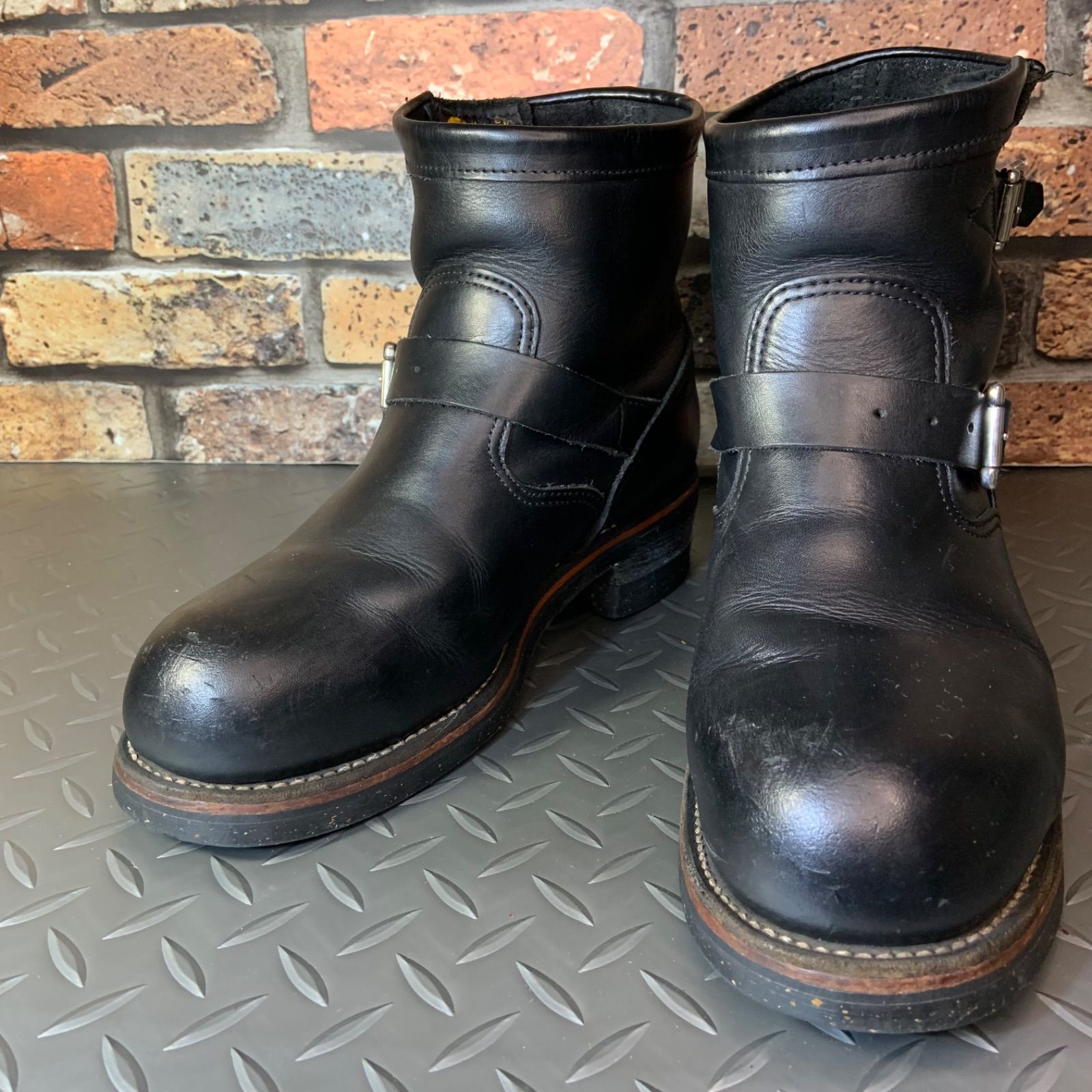 ☆Chippewa ショートエンジニアブーツ US9E 27㎝ (24L15-CHIPP) チペワ