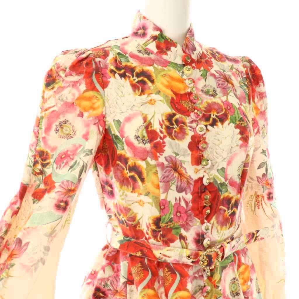 ZIMMERMANN リネン ミニワンピース 刺繍入り【関税なし】 Zimmermann | Saks Fifth Avenue 日本公式サイト