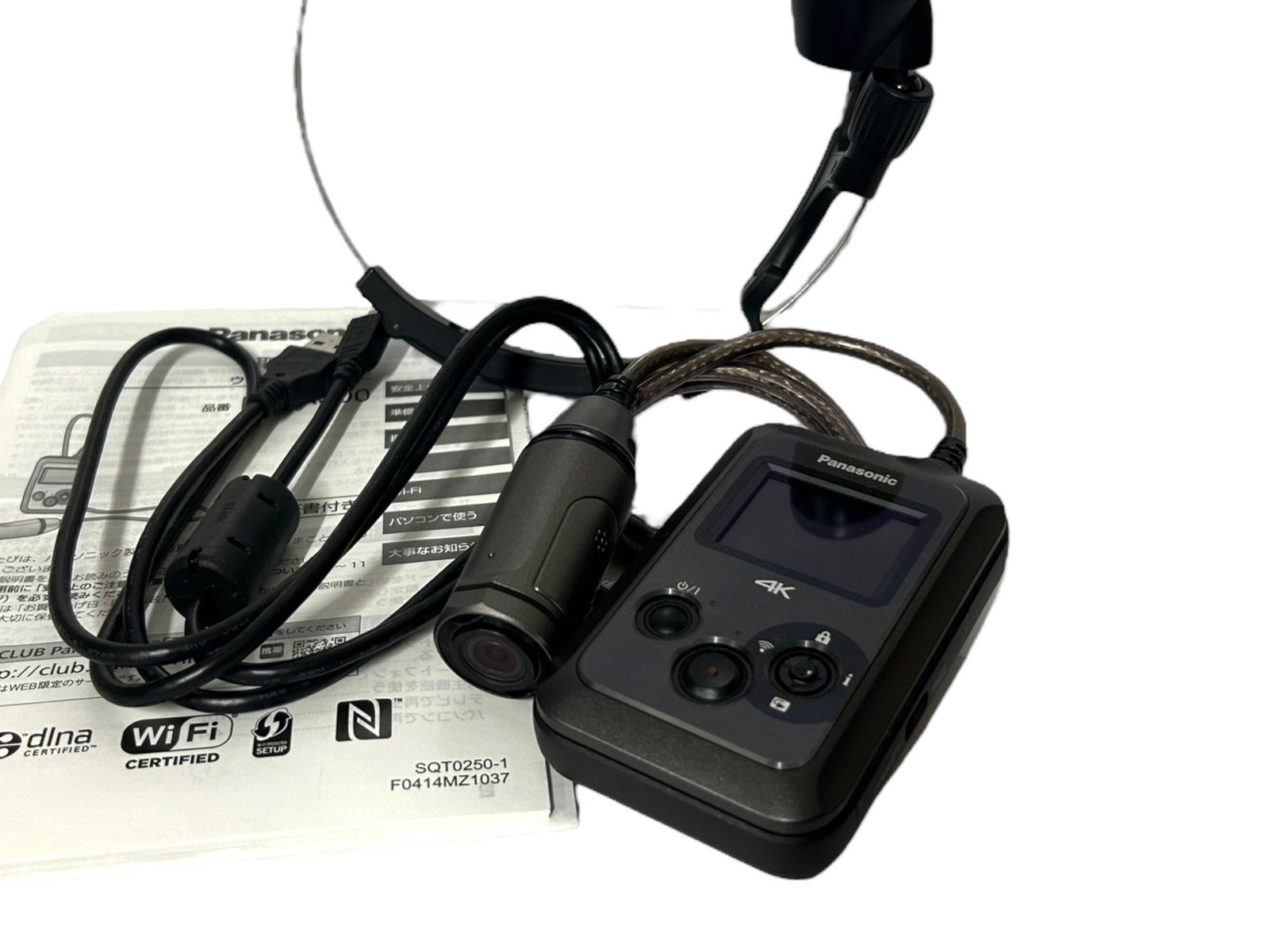 PanasonicウェアラブルカメラHX-A500ツーリングハンドルマウンド付き Panasonic ウェアラブルカメラ HX-A500 ツーリングハンドルマウンド